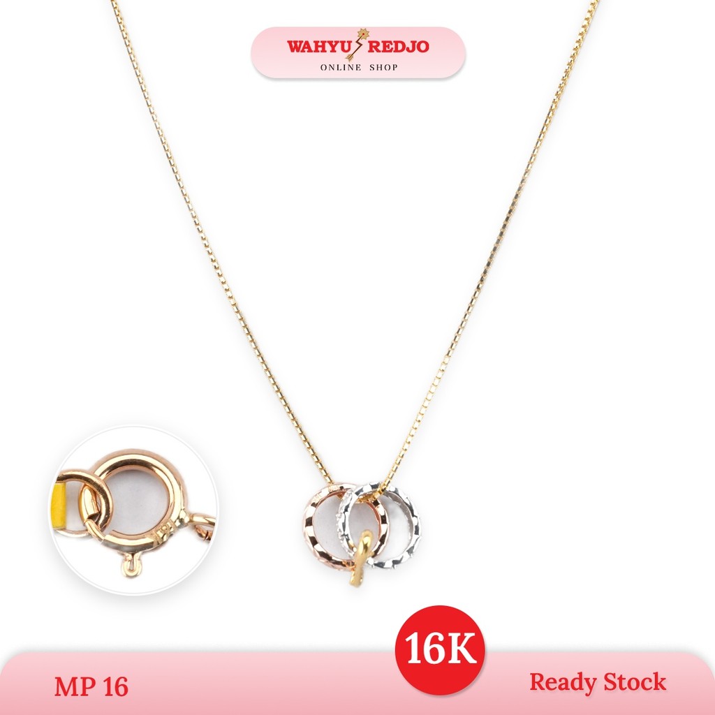 Kalung Emas 16K SHB Peniti Wahyu Redjo Pameran