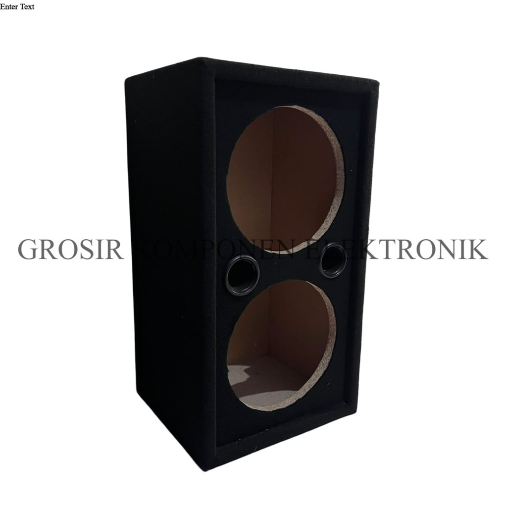 Box Speaker 12 Inch Double Dobel Hitam