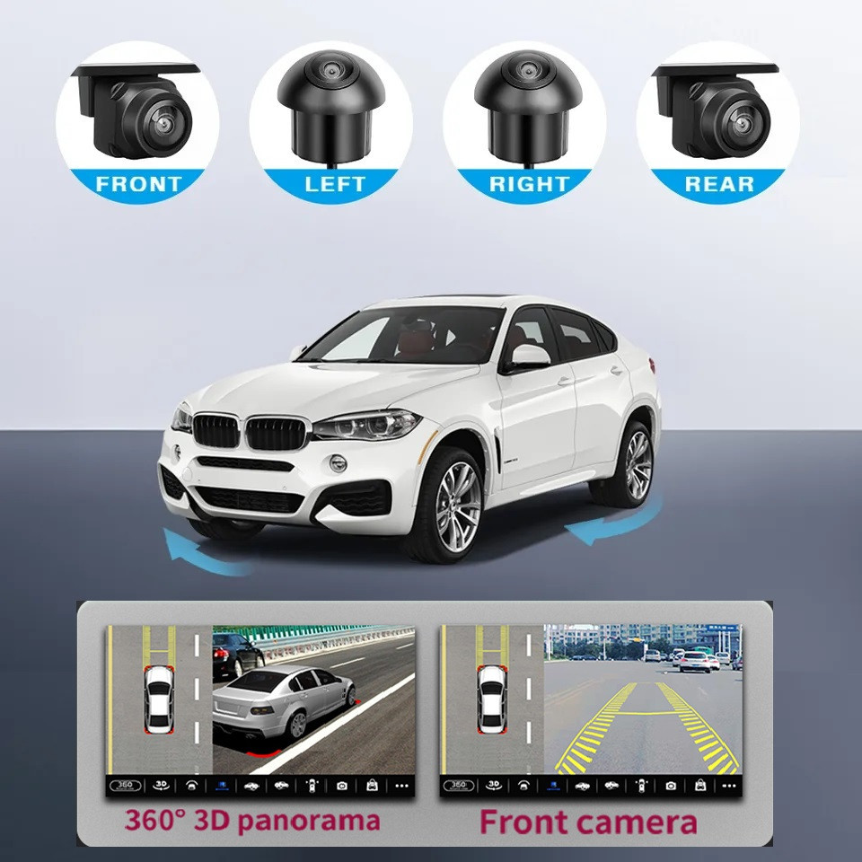 Camera 360 3D Birdview Mobil For Headunit Android, Kamera Birdwiew 360°