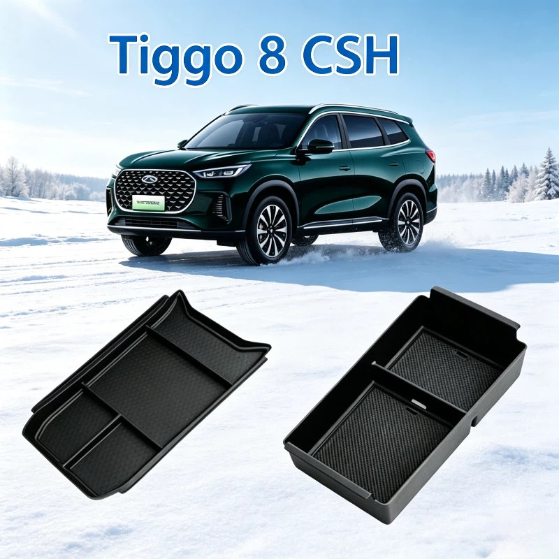 Tiggo 8 CSH Tray Armrest Box / Partisi Penyimpanan Tiggo 8 CSH / Kotak Armrest Tiggo 8 CSH