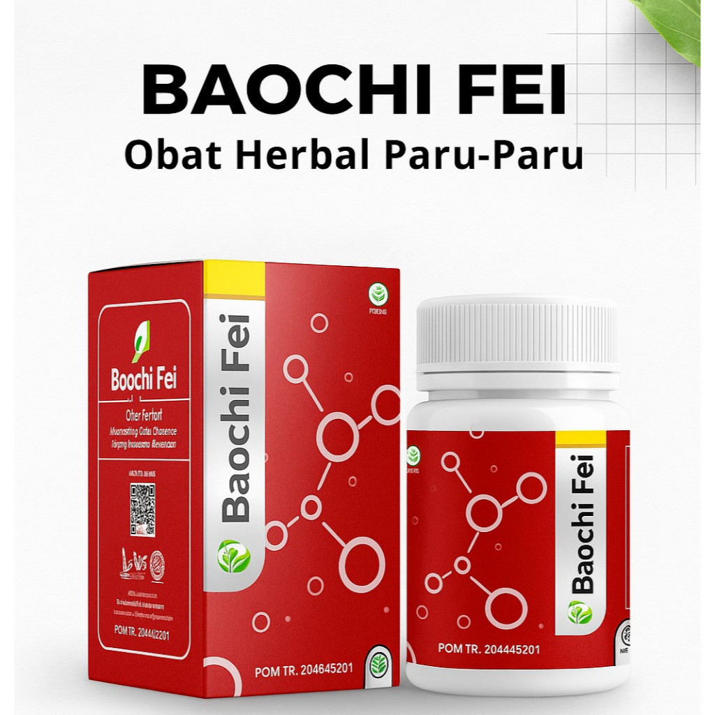 [ORIGINAL] BAOCHI FEI herbal ASLI ORIGINAL HERBAL CHINA OBAT JANTUNG PARU PARU GINJAL STROKE AMPUH N