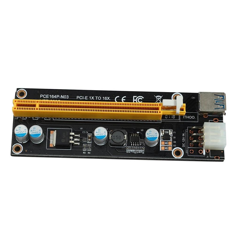 AU402X NGFF M.2 M Key To USB 3.0 PCI-E Riser Card M2 To USB3.0 PCIE 16X 1X Extender With Power For L