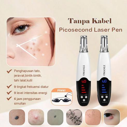 Laser Penghapus Tato & Flek Wajah Blue Ray Alat Perawatan Kulit Penunjuk Laser
