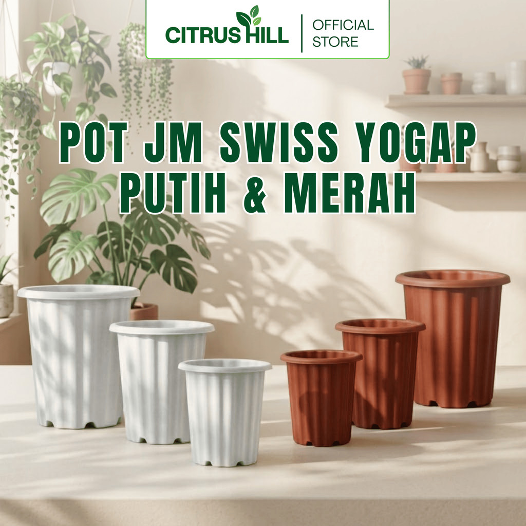 Pot Bunga Tanaman Hias Yogap JM Tinggi Premium Unik