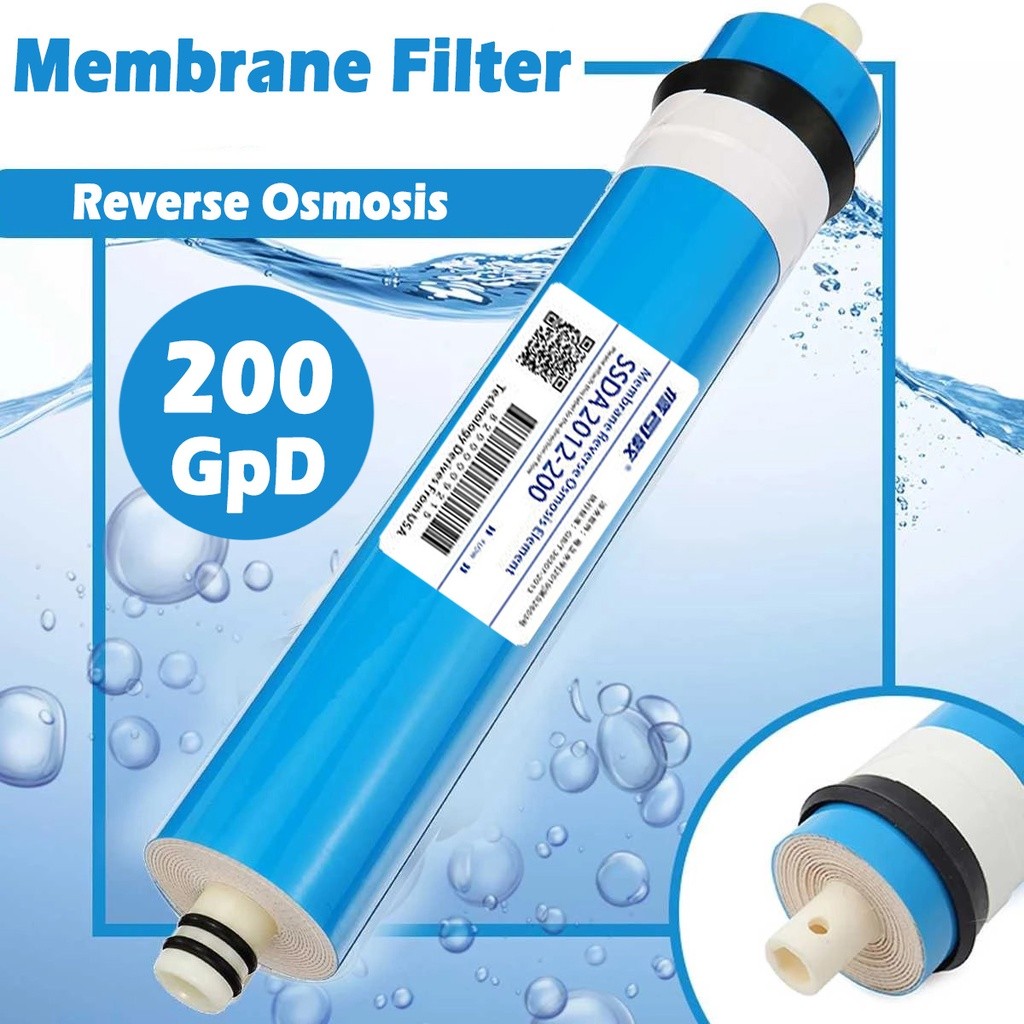 Filter Air Membrane RO Filter Air RO 200 Gpd Housing Refill Filter Membrane Penjernih Air Minum | C4
