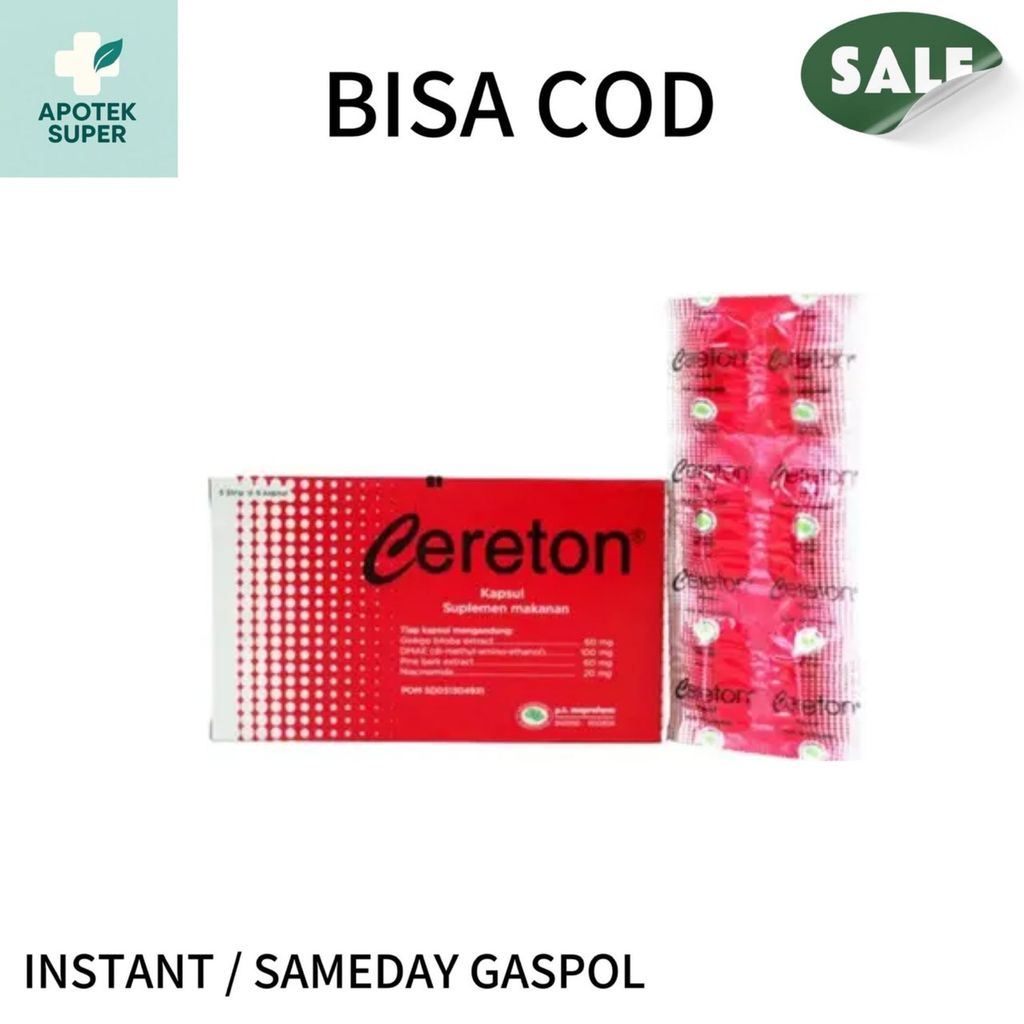 Cereton Box Isi 30 Tablet Vitamin Suplemen Kesehatan