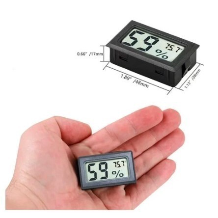MARBELONLINE - Alat Ukur Suhu dan Kelembaban Digital Thermometer Hygrometer / Termometer Hygrometer 