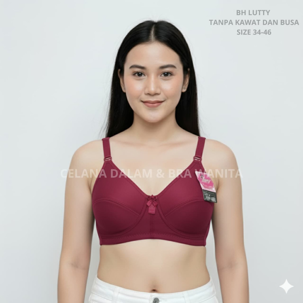 LUTTY KAIT TIGA | Bh Sport Lutty Berkualitas Pakaian Dalam | Bra Sport Kait 3 -Bahan Lembut