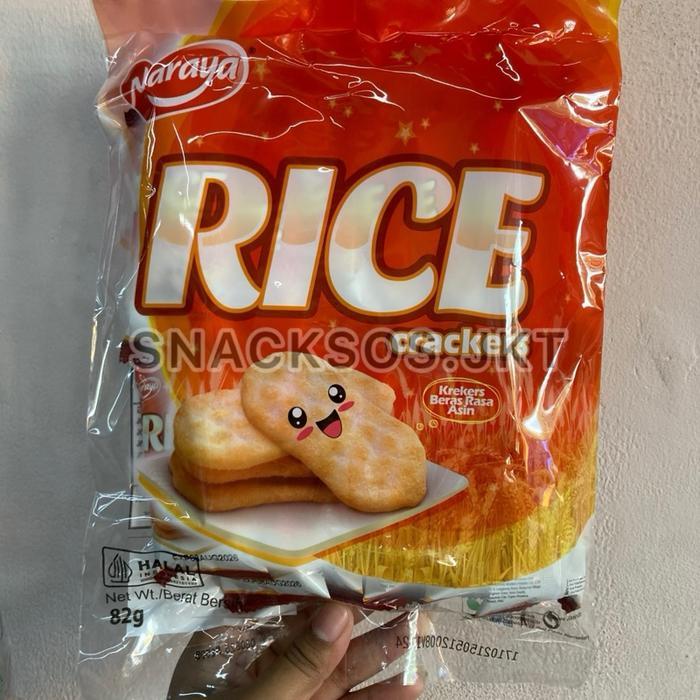 NARAYA RICHY RICE CRACKERS / RICHY SNOW CRACKERS / CHEESE CRACKERS - RICKY RICE CRACKERS