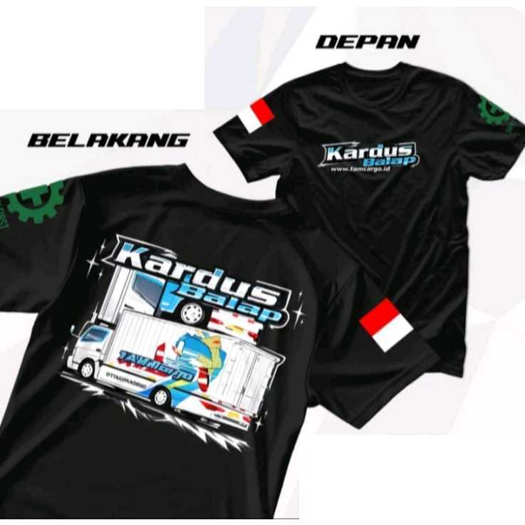 Kaos KARDUS BALAP Design Tshirt Baju Kaos Truck Box