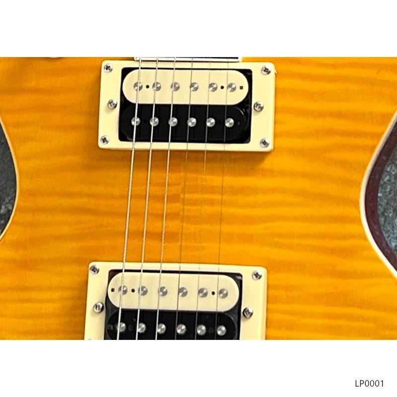 Classic six-string, vivid yellow figured maple veneer