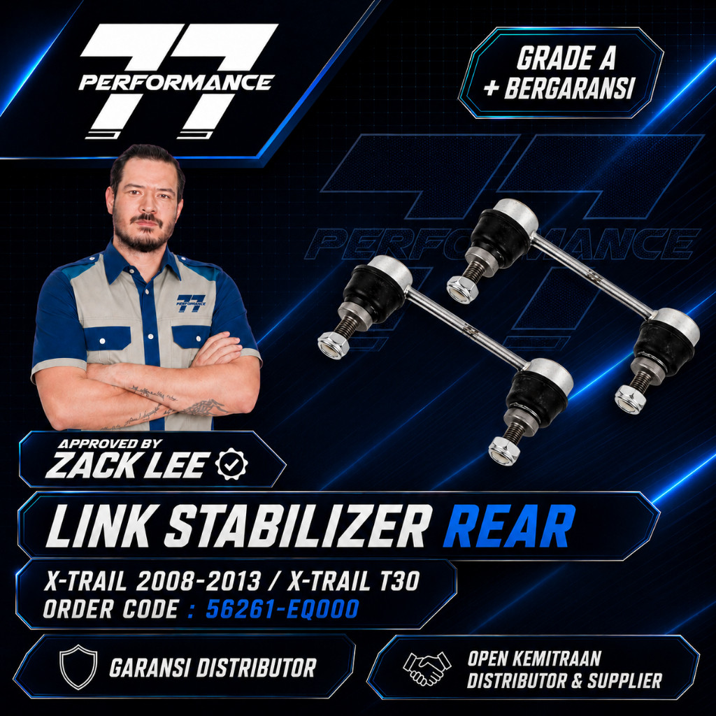 LINK STABILIZER BELAKANG RH XTRAIL T30 2008-2013 - 77 Performance Garansi 6 Bulan - Sparepart Mobil 
