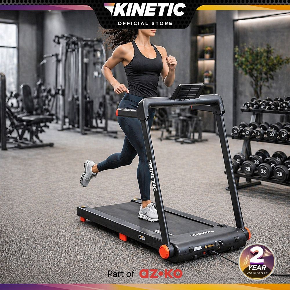 Kinetic Motorized Treadmill 1 Hp 15P Alat Lari Mesin Lari Cardio Runner Gym
