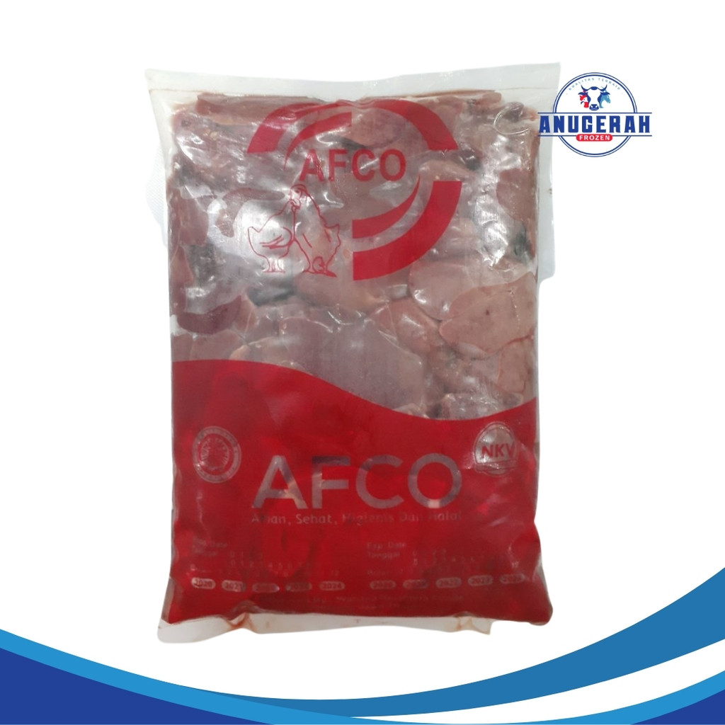 AFCO Hati Ayam 1 Kg - Hati Ayam Frozen