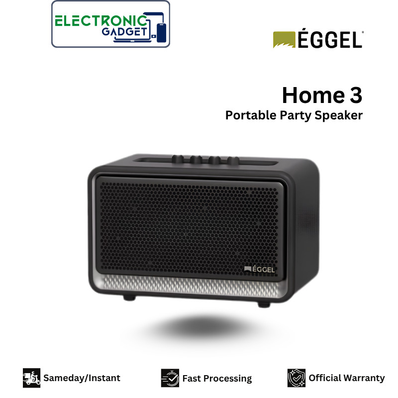 Eggel Home 3 Portable Bluetooth Speaker with Karaoke Function