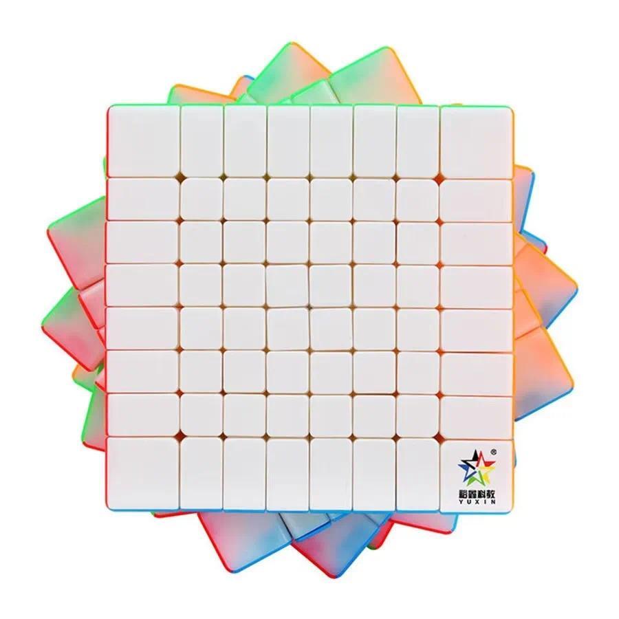 Yuxin Little Magic 10x10 9x9 8x8 Magic Cube Professtional Stickerless Speed Educational Cubes Puzzle