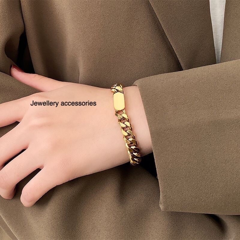 Gelang Titanium Sisik Naga Plat Elegant Korea Fashion Style Premium 110