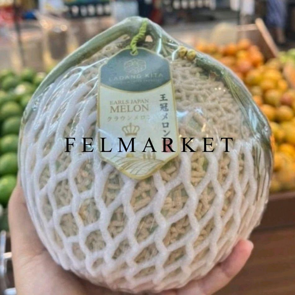 Buah Melon Musk Shizuoka Jepang Manis / Melon Jepang Crown / Pcs