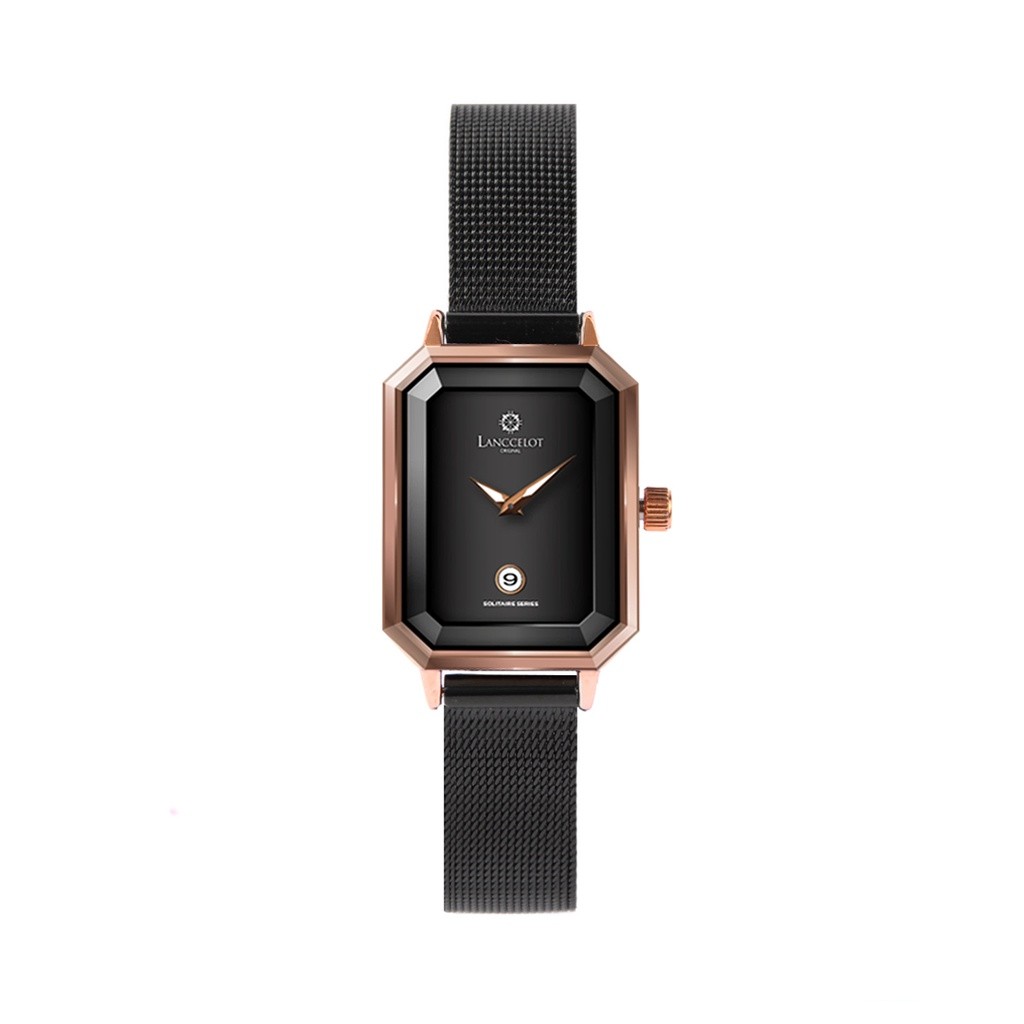 Jam Tangan Lanccelot Solitaire of Obsidian Wanita