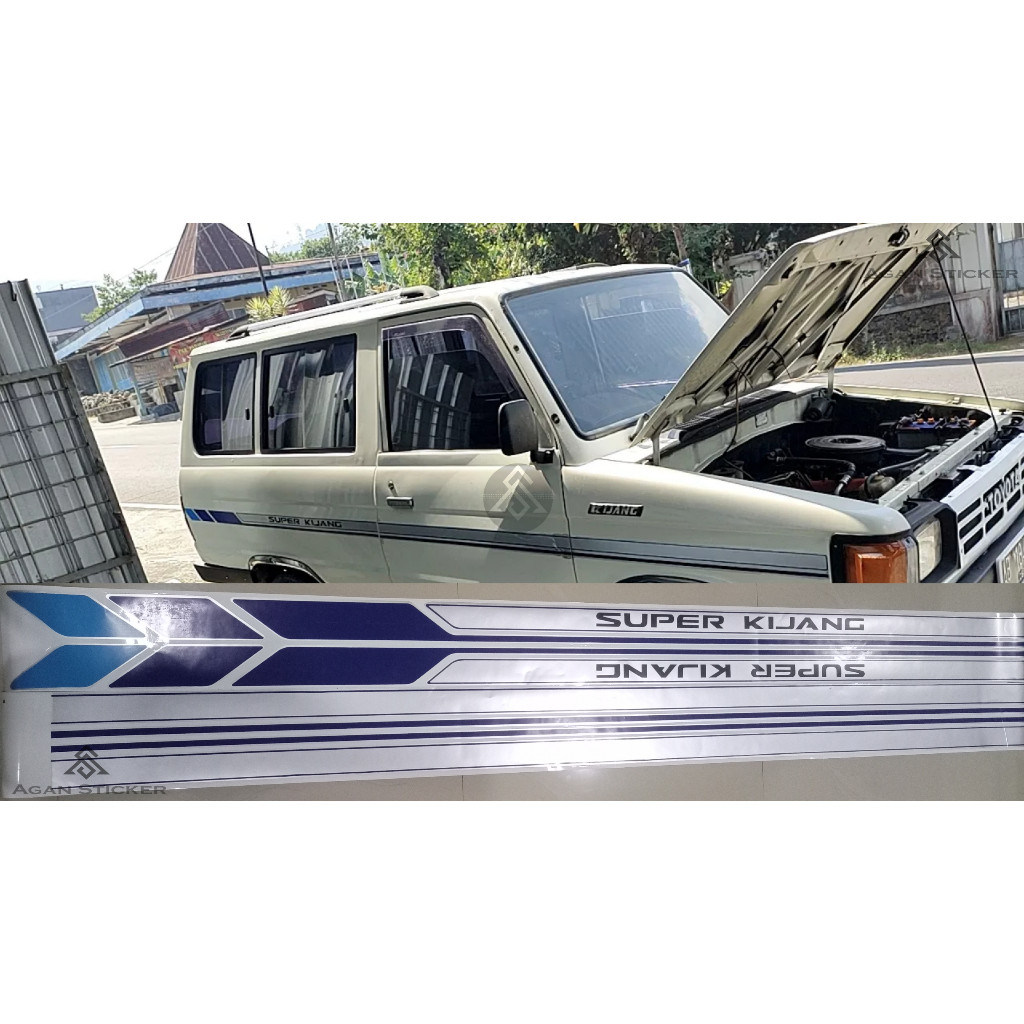 Stiker kijang super LONG/SHORT Sticker mobil kijang super Stiker stripping Lis body mobil kijang