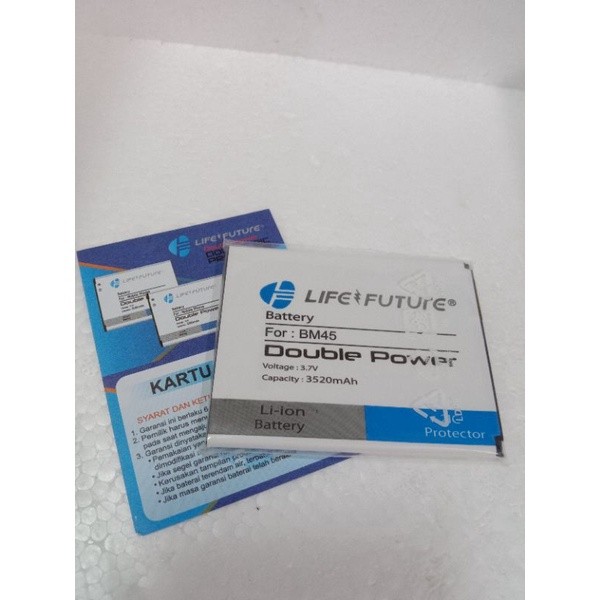 BATRE LF XIAOMI REDMI NOTE 2 BM45 DOUBLE POWER