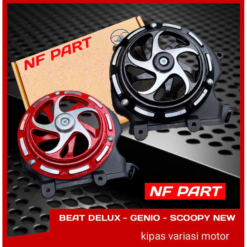 SEPINER BEAT DELUX SCOOPY NEW 2021-2024▪️paket kipas sepiner beat new 2020 scoopy 2021 Genio variasi
