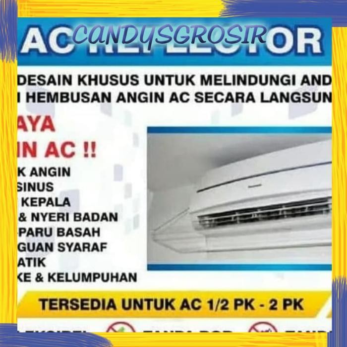 Akrilik Ac / Talang penahas hembusan Ac /Mika Ac 2pk pnjg 120 Cm