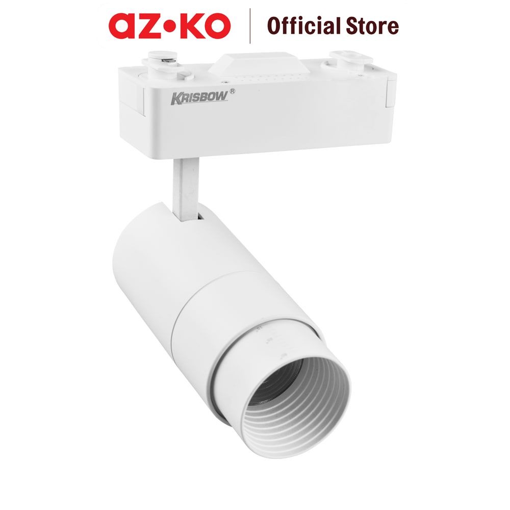 AZKO Krisbow Lampu Track Light Led Zoom 3000K Zoom Track Light Lampu Penyorot Peralatan Elektronik