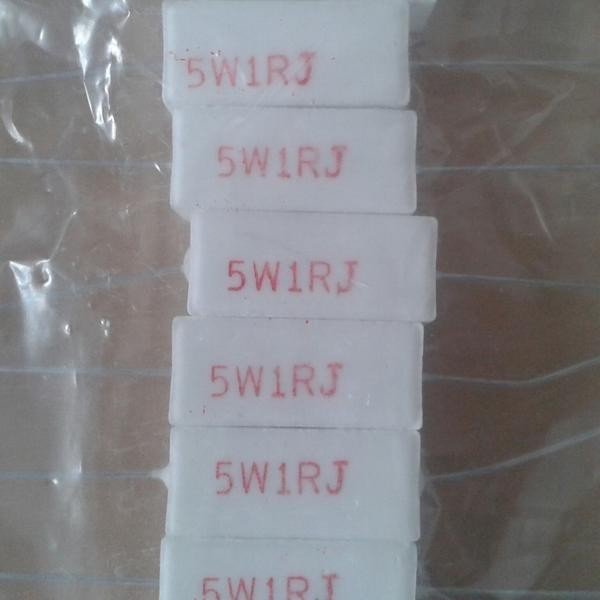 (BACA DESKRIPSI) RESISTOR 1 OHM 5W 1J 5W