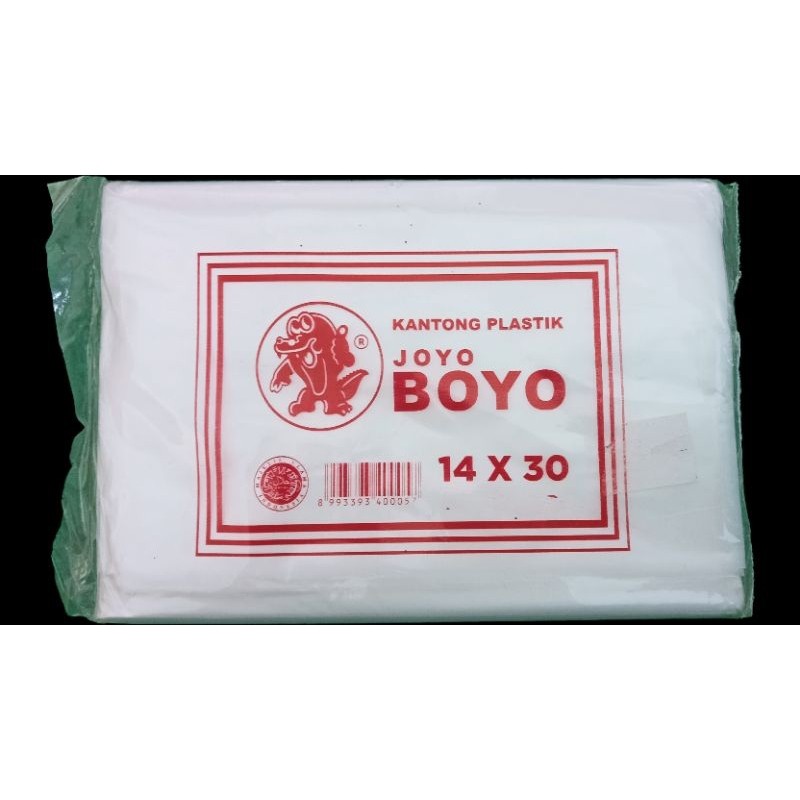 (10 PACK) PLASTIK JOYOBOYO 1KG / HD JOYOBOYO MERAH 14x30
