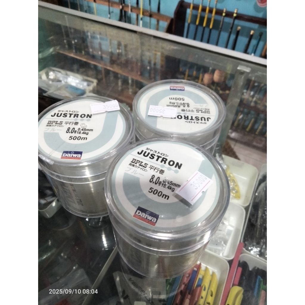 SENAR DAIWA JUSTRON 0.40 0.45 500 METER SENAR PANCING