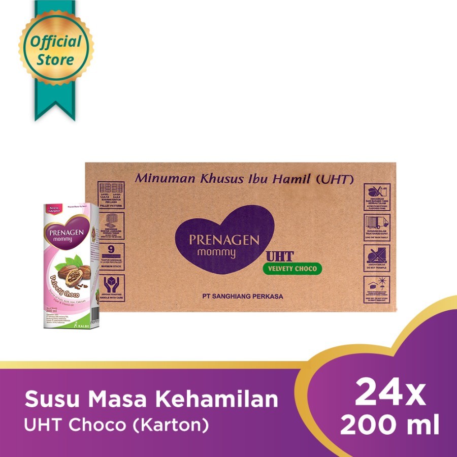 Prenagen Mommy UHT Coklat Berry Love Almond 200ml 1 Karton Isi 24 Susu Ibu Hamil Enak
