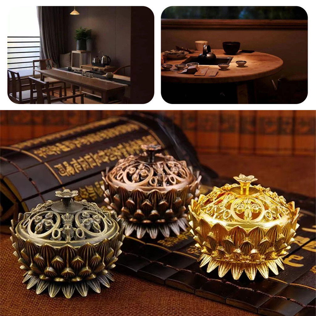 Pembakar dupa cendana paduan vajra antik pembakar dupa nampan pembakar dupa kecil rumah tangga pemba