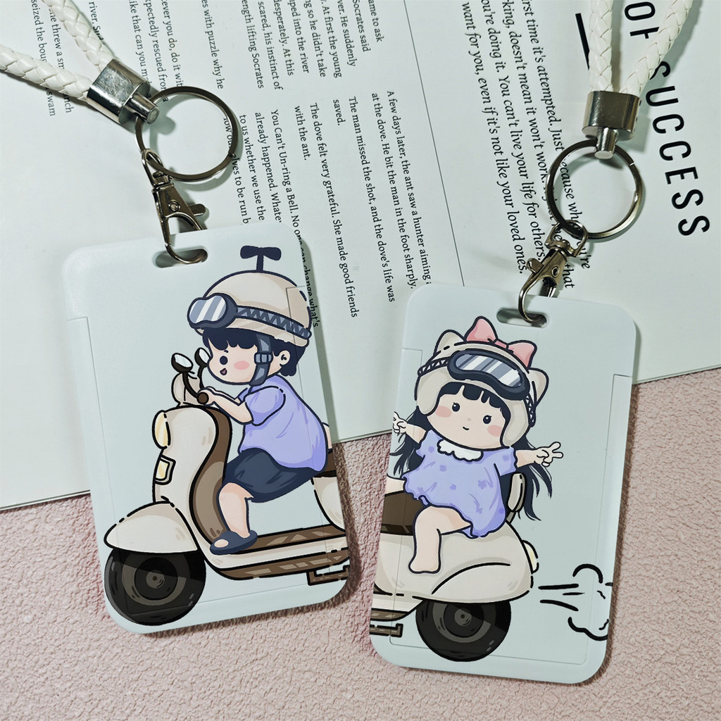 ID Card Holder Motif Doraemon Yang Trendi Korea | Tempat Pelindung Kartu Nama Photocard Sekolah Kant