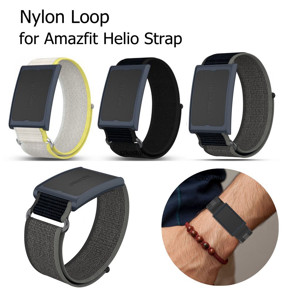 Adjustable Nylon Strap For Amazfit Helio Smart Wat- Bracelet for Huami Helio Sport Wrist Band Loops 