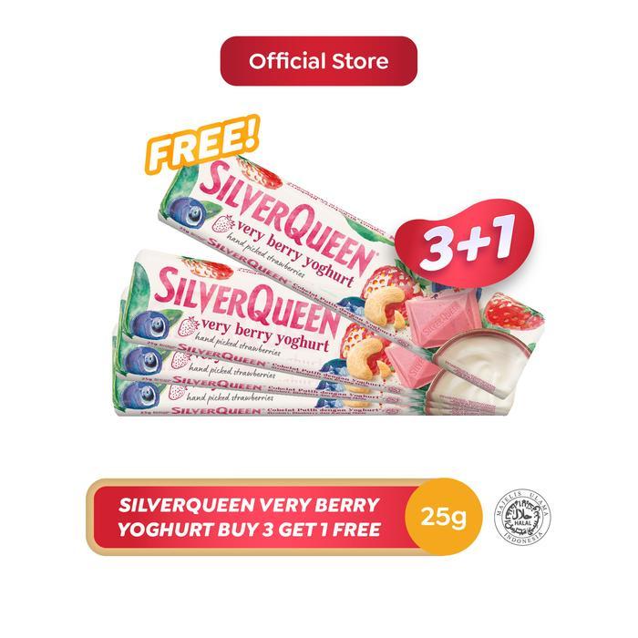 [BUY 3 GET 1 FREE] SilverQueen Cokelat Very Berry 22 g - Silverqueen