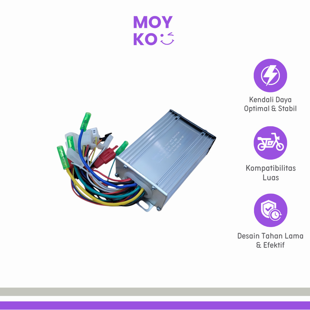 Kontroler Sepeda Listrik Motor Controller 6 Tube 36/48V 350W - BF-636