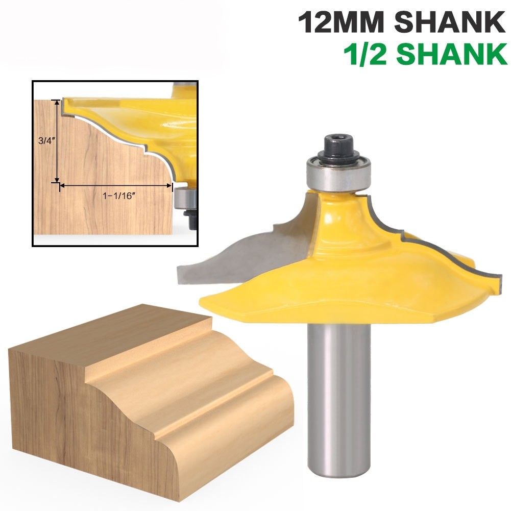 1/2 Mata Router Kayu Mata Ruter Profil Kayu Mata Profil Router Bit