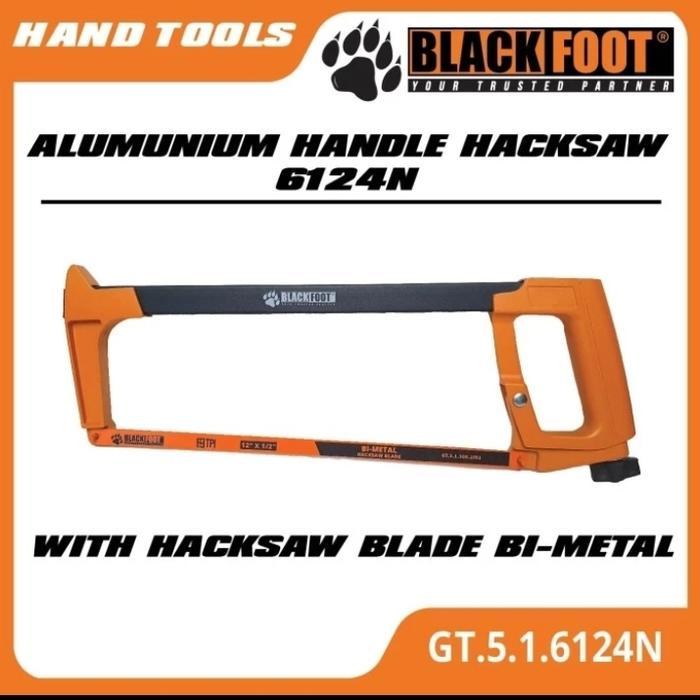 Gergaji besi set BLACKFOOT 6124 hakcksaw blade gergaji besi manual gergaji tangan