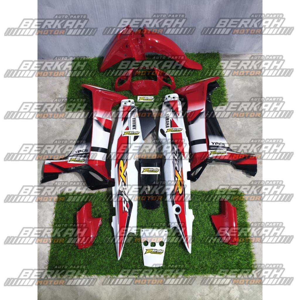 PROMO, Cover Body Fizr Full Set Halus Body Fizr Ardhat Merah Hitam Putih 2002 Body Set Halus Yamaha 