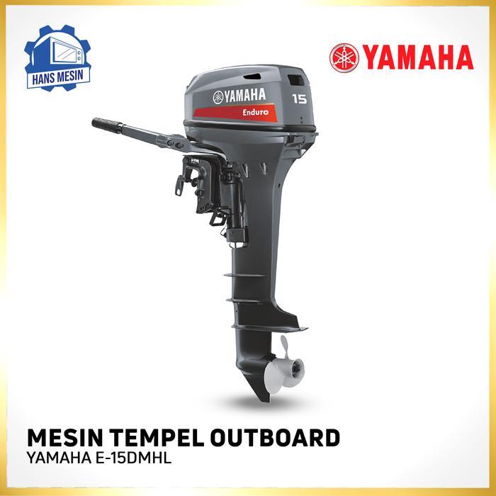Mesin Motor Tempel Yamaha E-15DMHL Outboard 15 PK 2 Tak