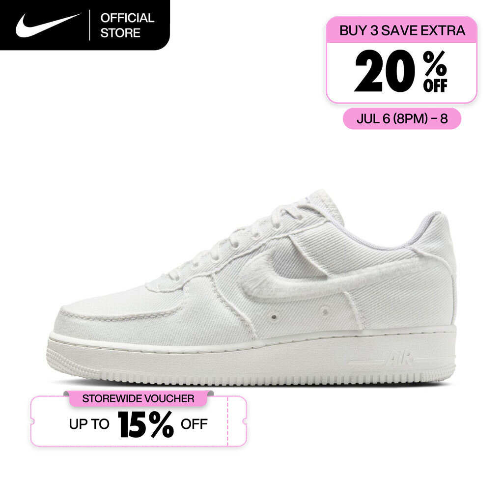 Nike Men's Air Force 1 Low Canvas Shoes - Summit White [HV1204-100]