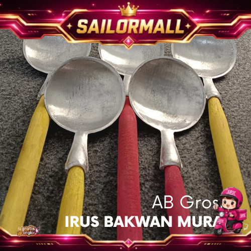 Spatula Ote Ote Bahan Alumunium Cor anti Lengket Dan Tebal Sutil Ote Ote Weci Cetakan Bakwan murah T