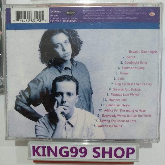 CD tears for fears - the universal masters collection. a-ha duran duran spandau ballet china crisis 