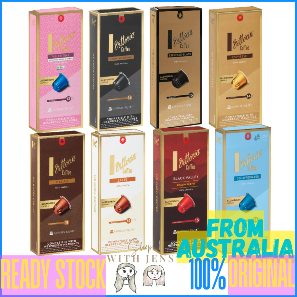Vittoria Italian Coffee 100% Arabica Nespresso Compatible Coffee Pod Capsule Kapsul Kopi