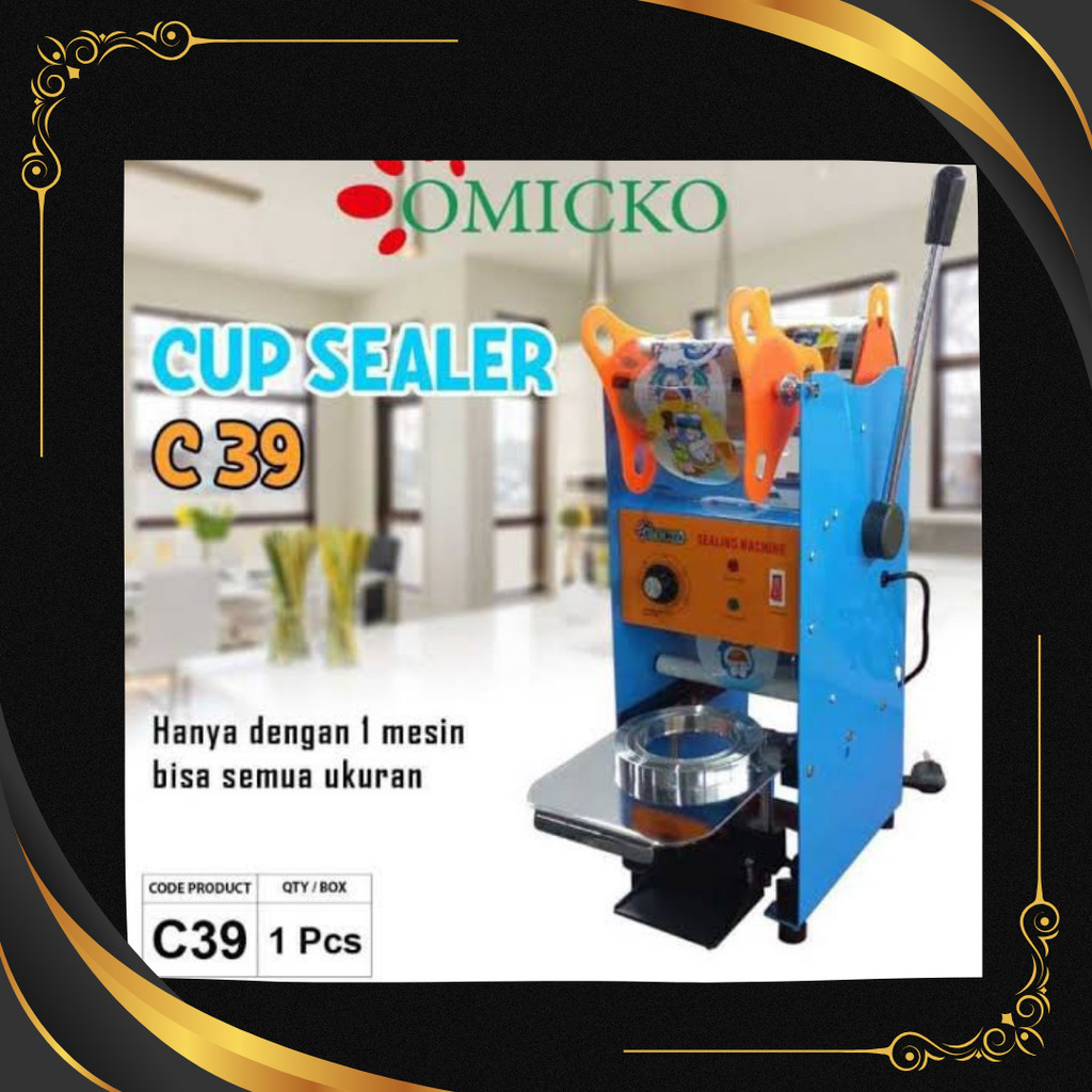 OMICKO mesin cup sealer omicko mesin press plastik C-39