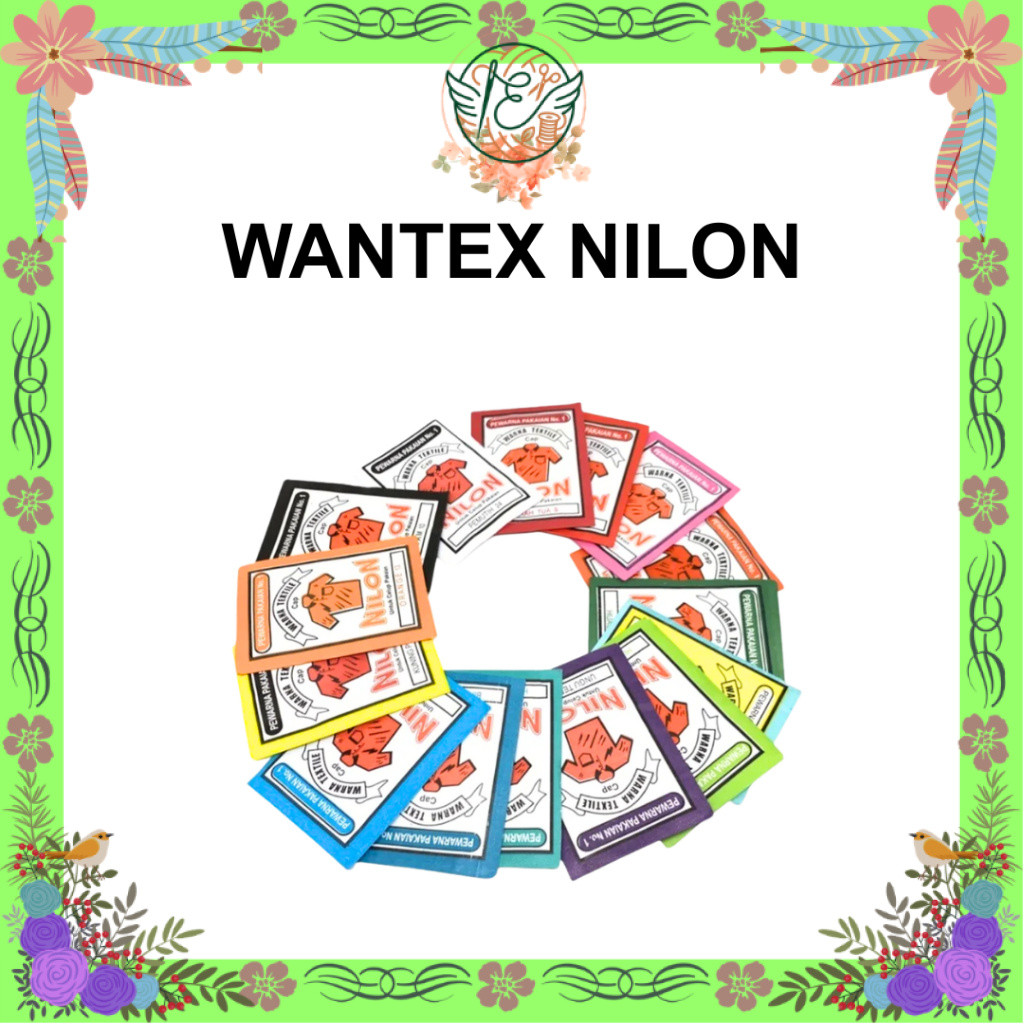 Wantex Cap NILON | Wantex Pewarna Pakaian | Wantex Pewarna Textile | Wantex Pewarna Kain | Pewarna B