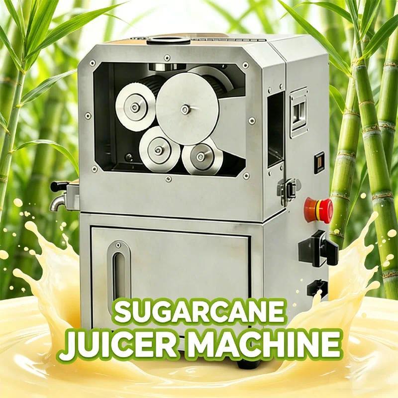 Commercial Sugar Cane Juice Press Machine Electric Easy Clean Desktop Juicer Machine