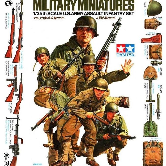 Tamiya 35192 1/35 U.S Army ASSAULT INFANTRY SET  model kit