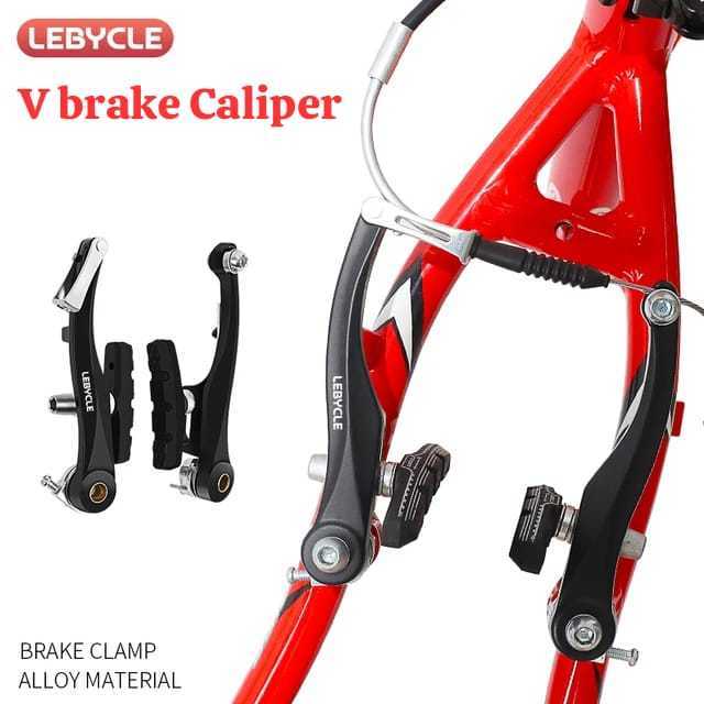 Foto Lebycle V brake Caliper Kaliper Rem Vbrake Sepeda Aluminium Alloy Sepeda Lipat Roadbike MTB BMX Original